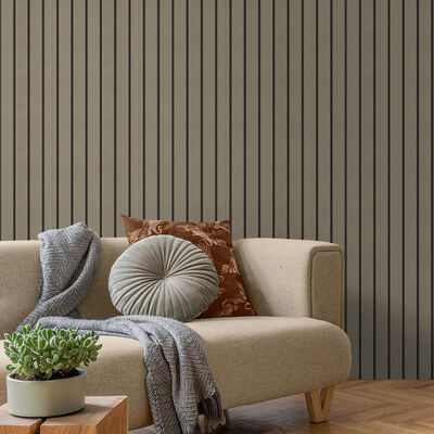 होटल की सजावट के लिए टकराव रोधी IXPE परत पीवीसी वॉलपेपर स्टिकर ग्रिल बोर्ड