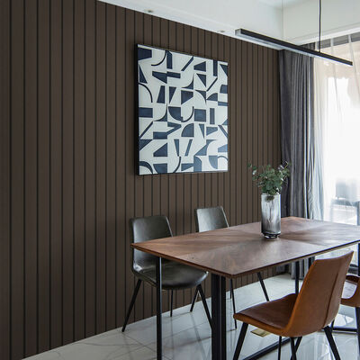 होटल की सजावट के लिए टकराव रोधी IXPE परत पीवीसी वॉलपेपर स्टिकर ग्रिल बोर्ड