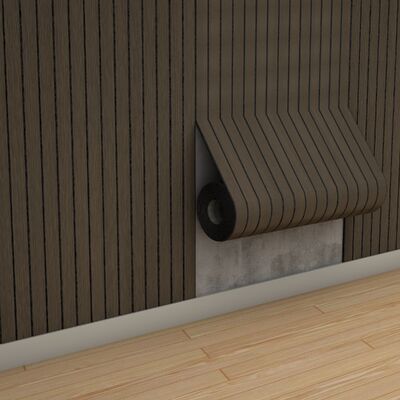 घर की साज-सज्जा के लिए अग्निरोधी पीवीसी सुरक्षा लचीली लकड़ी की दीवार पैनल वॉलपेपर