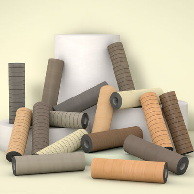 थर्मल इन्सुलेशन के लिए IXPE शॉकप्रूफ लेयर और वुड ग्रेन डिज़ाइन के साथ स्व-चिपकने वाला 3D फोम वॉलपेपर