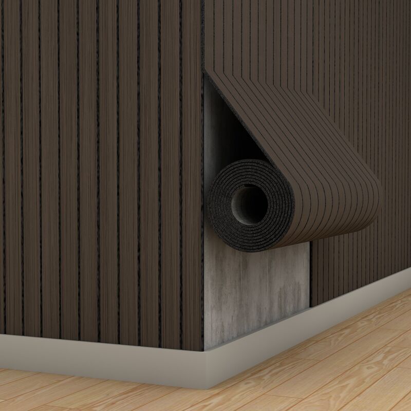 कार्यालय भवन की सजावट के लिए दाग प्रतिरोधी IXPE सॉफ्ट स्लैट ग्रिल बोर्ड वॉलपेपर