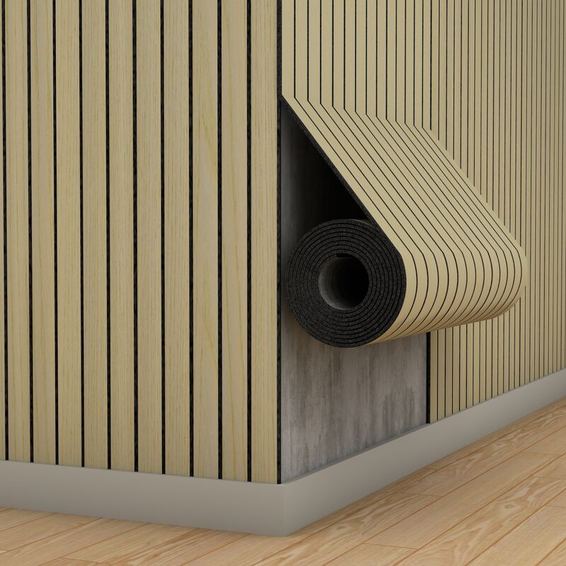 घर की साज-सज्जा के लिए अग्निरोधी पीवीसी सुरक्षा लचीली लकड़ी की दीवार पैनल वॉलपेपर